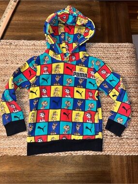 Puma Multicolor Kids' Paw Patrol Hooded Sweatshirt Toddler 4